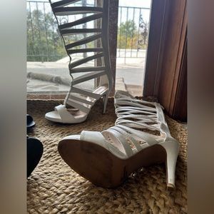 Summer strappy boots